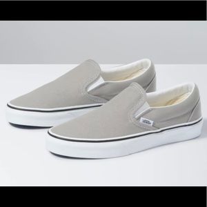 Womens Grey Slip on Vans